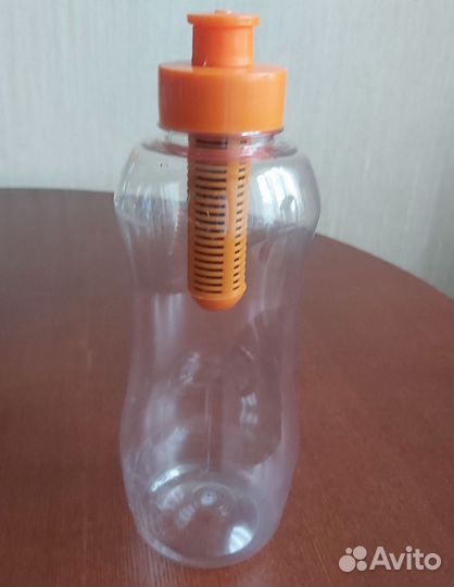 Бутылка для воды пластиковая, 550 мл