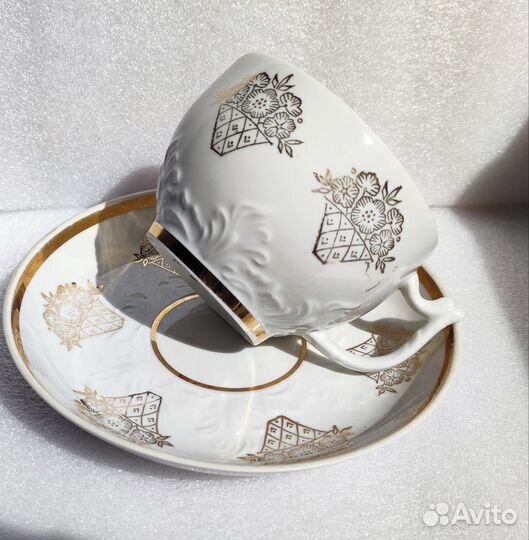 Сервиз Чайная пара Вербилки СССР