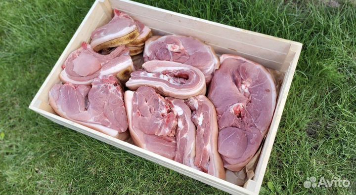 Фермерское мясо охлажденной свинины