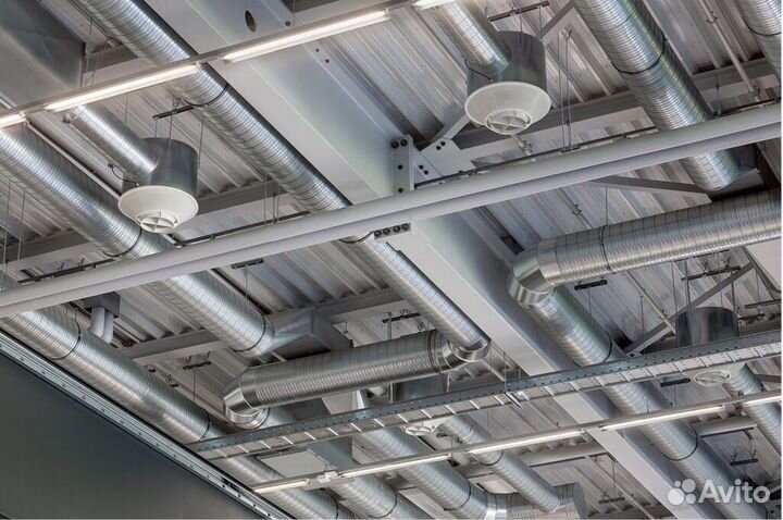 Монтаж систем вентиляции и кондиционирования