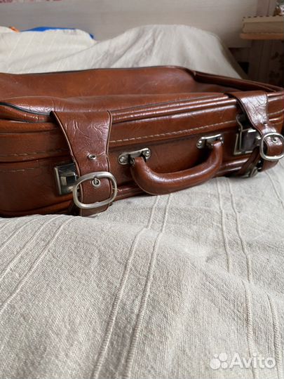 Кожаный чемодан СССР