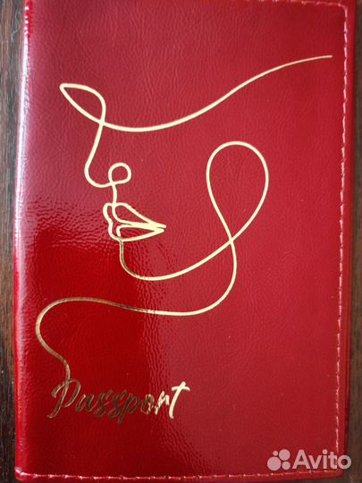 Обложка на паспорт. Натуральная кожа