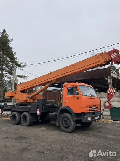 Аренда и услуги автокрана, 25 т, 28 м