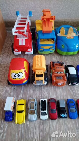 Игрушки машинки пакетом 35шт