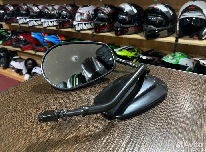 Зеркала на мото 8mm черные