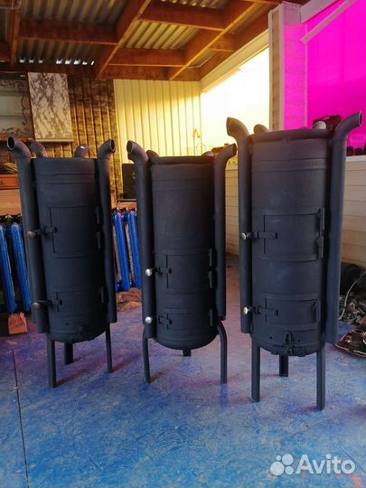 Отопительная печь для гаража и дачи