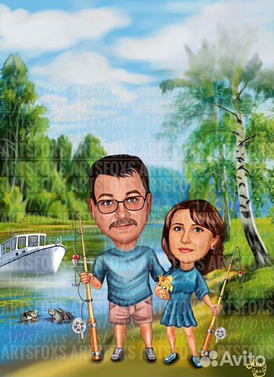 Художник/Портрет/Шарж по фото/рисунки по фото