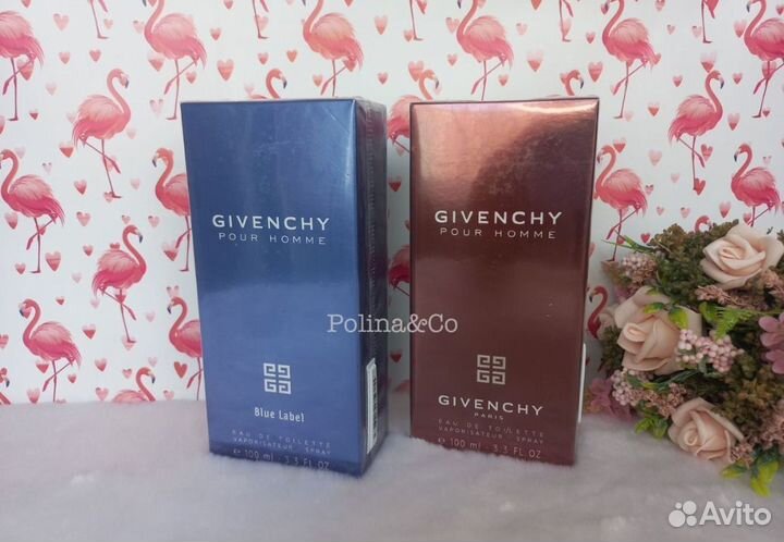 Givenchy Blue Label Pour Homme 100ml Эмираты духи