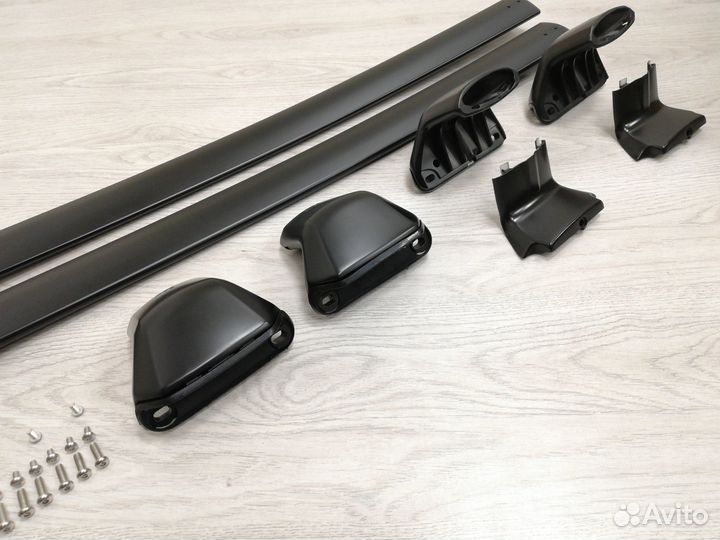 Поперечины на рейлинги Honda CR-V 2018+ (чёрные)