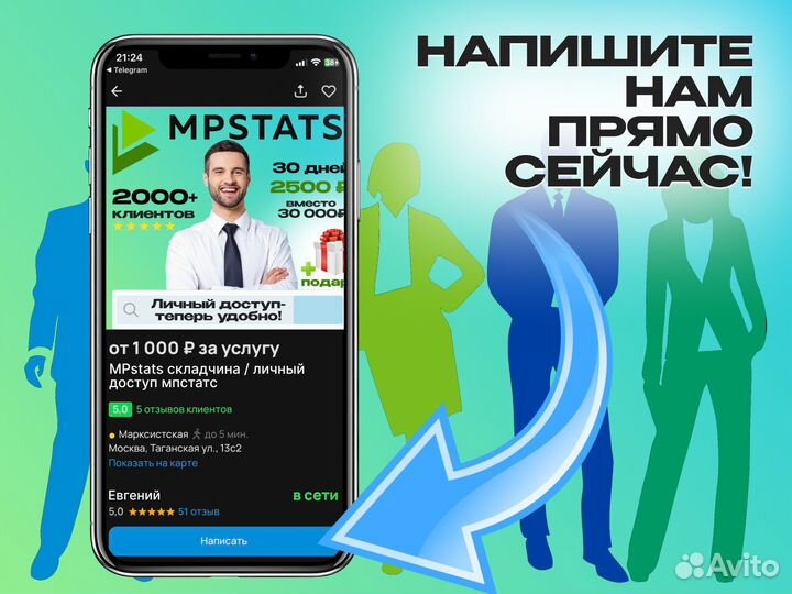 Mpstats в складчину, личный доступ мпстатс