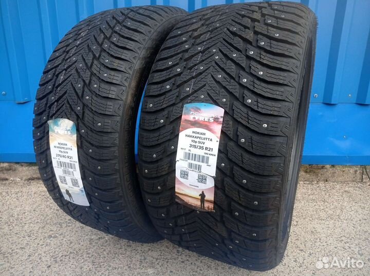 Nokian Tyres Hakkapeliitta 10p SUV 275/40 R21 и 315/35 R21 111T