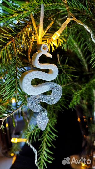 Новогодние игрушки из эпоксидной смолы