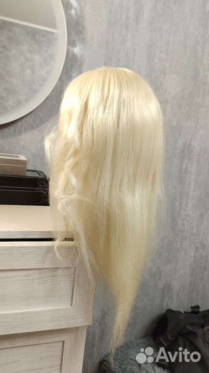 Манекен - болванка для причесок + зажимы для волос