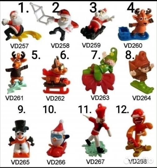 Новогодние серии киндер,драконы,черепашки редкие