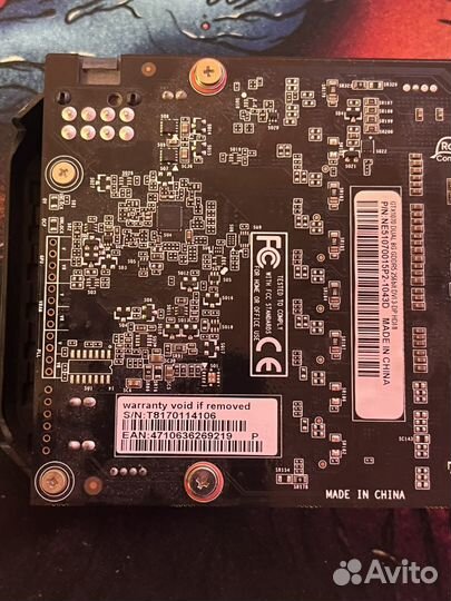 Видеокарта GTX 1070 8gb DDR 5 256 bit Palit dual