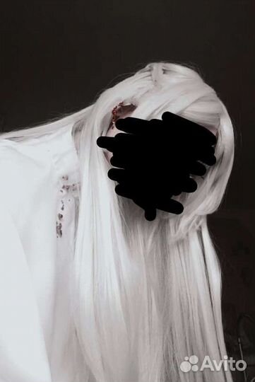 Парик белый (длинный)