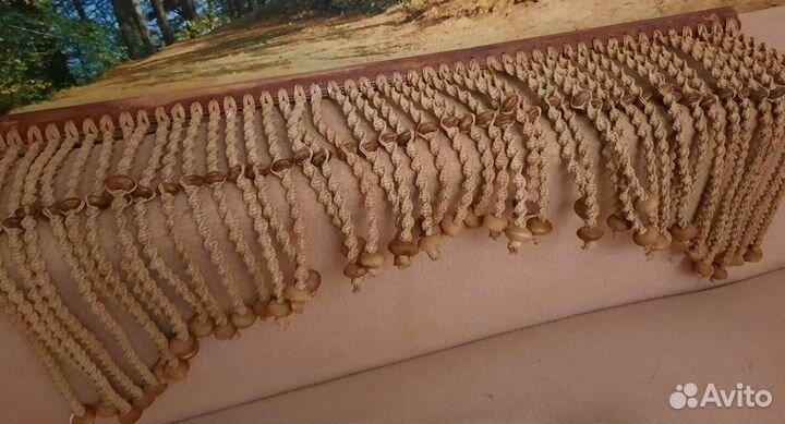 Ручной работы штора макраме 93 х 53 см
