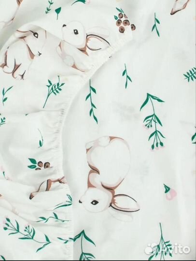 Простыни круглые для новорождённых в кровать 75х75