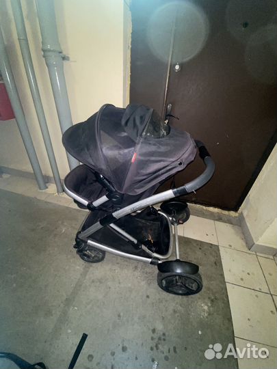 Коляска для двойни погодок