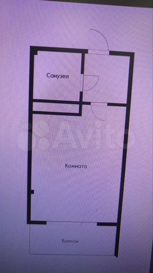 Квартира-студия, 26 м², 1/6 эт.