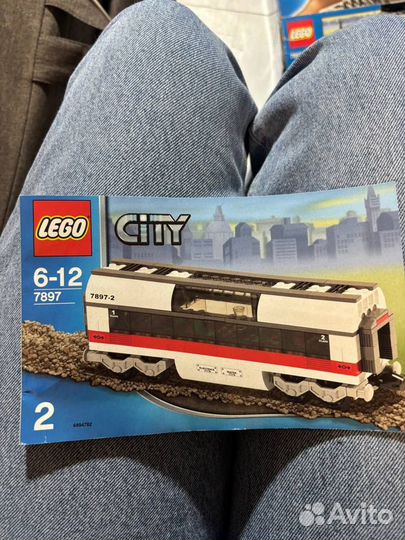 Lego city поезд