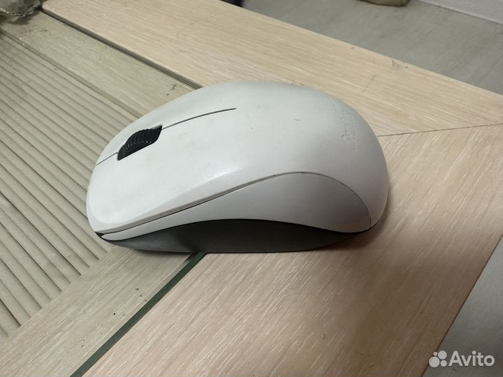 Беспроводная мышь genius белая компьютерная мышка