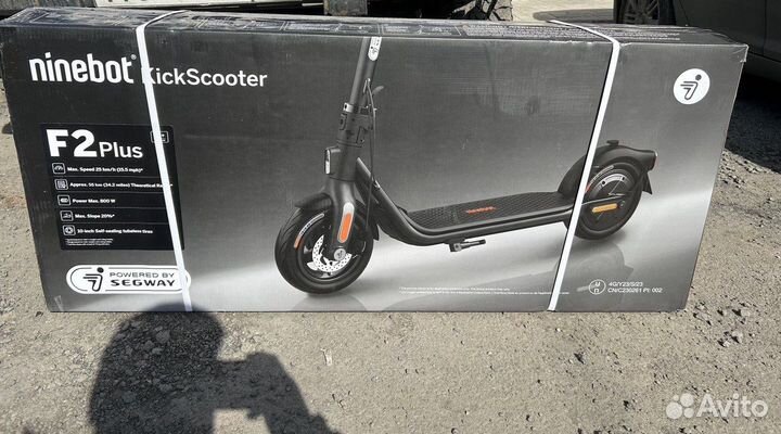 Электросамокат Ninebot kickScooter f2 plus