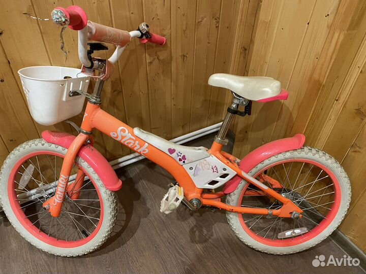 Детский велосипед для девочки 4-8 лет