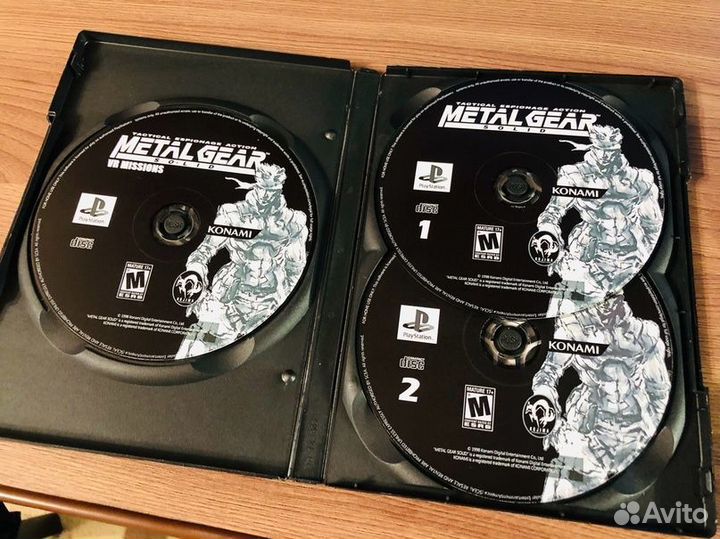 Metal Gear Solid + VR Missions PlayStation 1 PS1