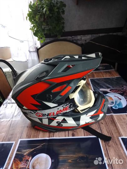 Шлем для питбайка