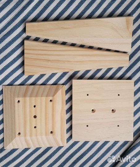 Комплект ножек массив сосны Spaceo KUB