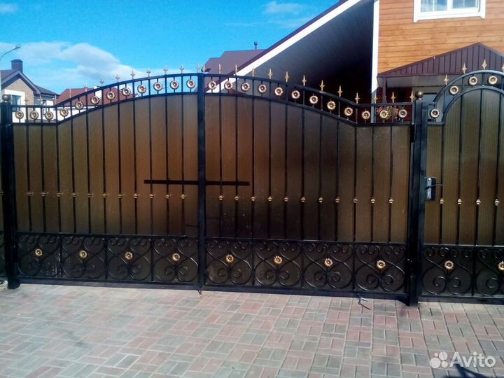 Ворота кованые