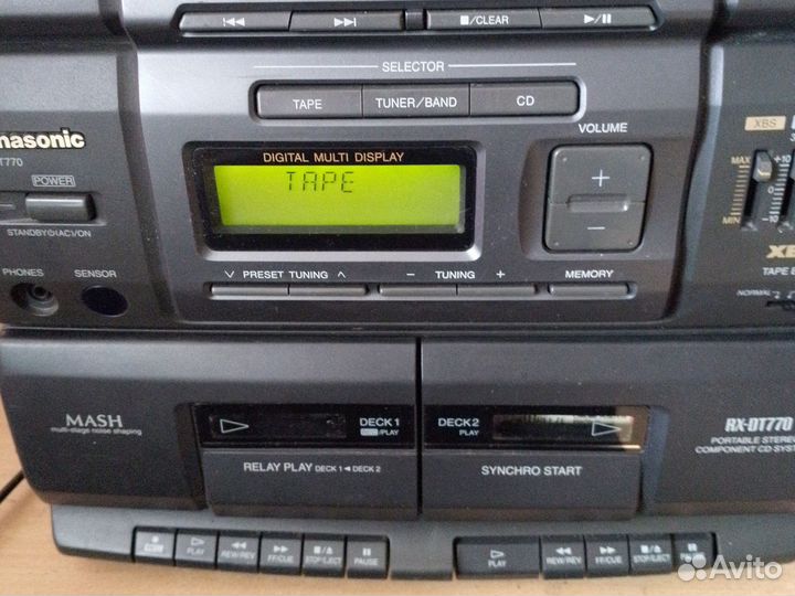 Иагнитола Panasonic rx Dr 770 + Запчасти