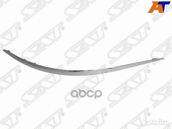 Молдинг бампера mercedes W211 06-09 LH хром st5