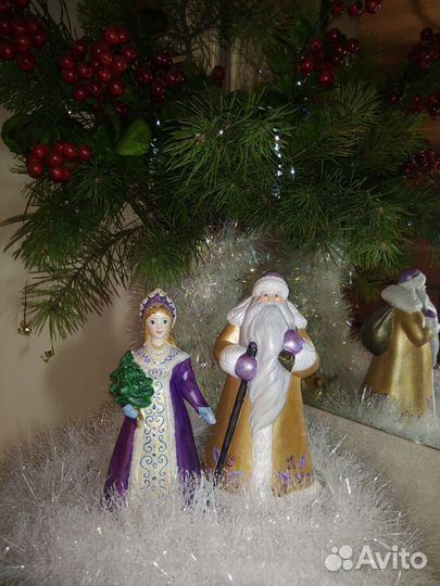 Дед Мороз и Снегурочка под ёлку. Пара # 25