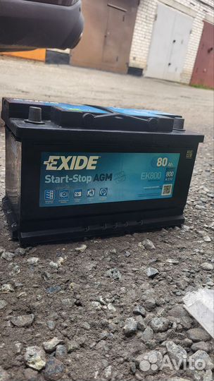 Аккумулятор гелевый exide start-stop