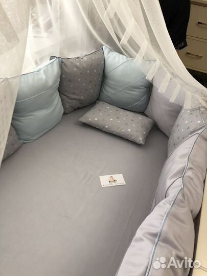 Бортики в детскую кроватку