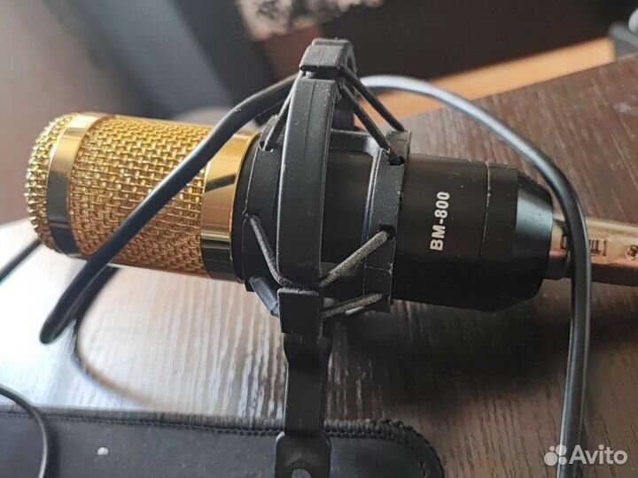 Микрофон с усилителем bm-800