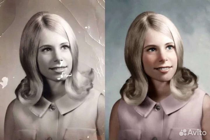 Я фото в цветное+ ретушь