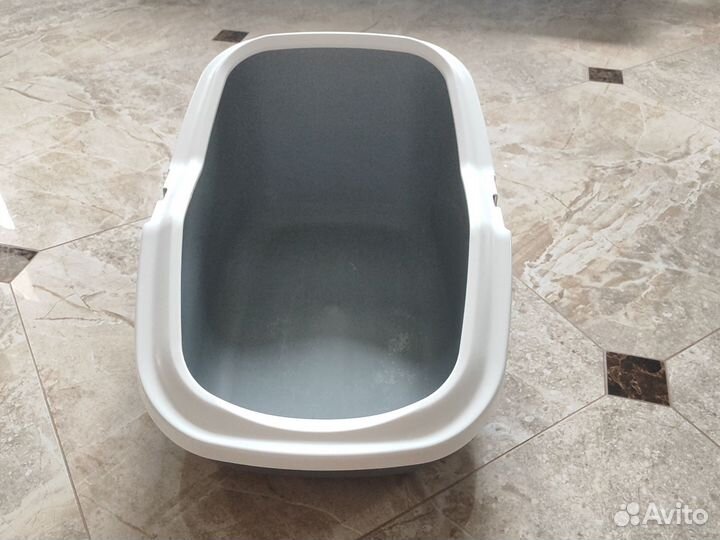 Лоток для кошек большой с бортиками