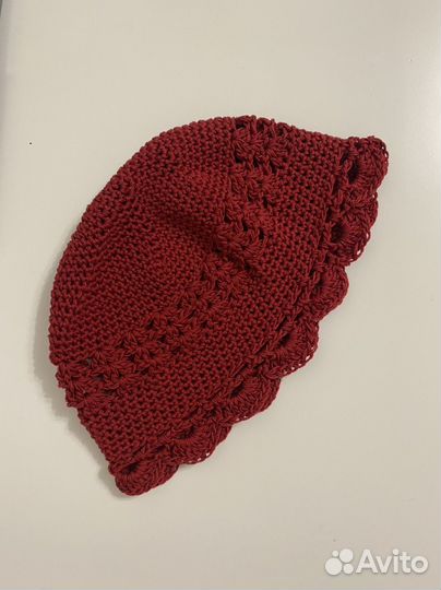 Шапка вязаная летняя