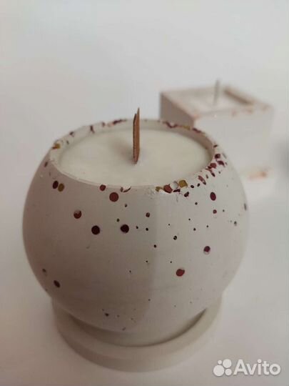 Свечи из натурального пчелиного, соевого воска