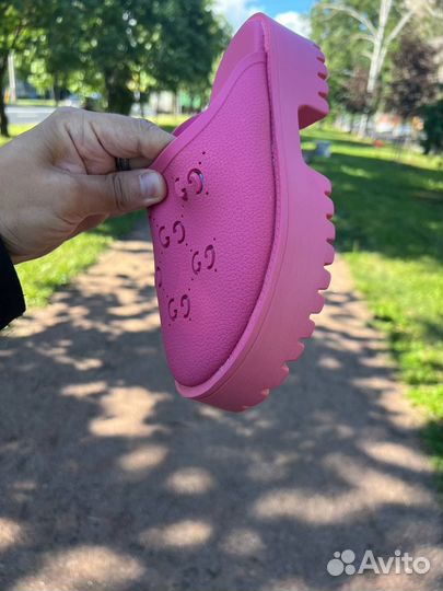 Сабо женские Gucci Pink