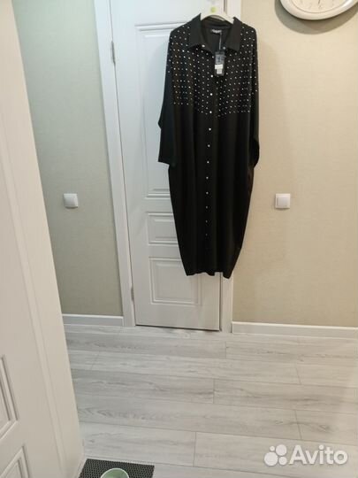 Платье рубашка до 70 размера