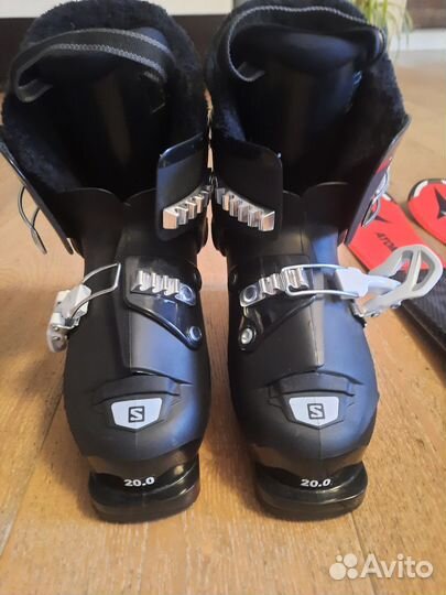 Горные лыжи детские atomic 100 с ботинками 20.0