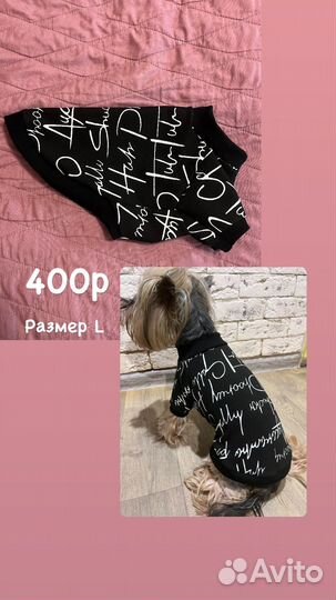 Одежда для маленьких собак h&m