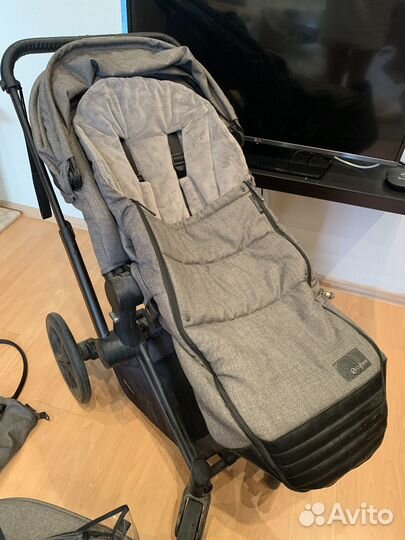 Детская коляска Cybex Priam 2 в 1 с дополнениями