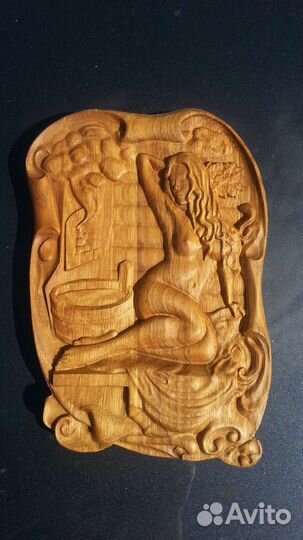 Панно из натурального дуба, банное