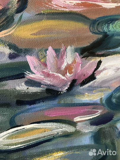 Абстракция Кувшинки Моне