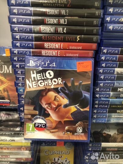 Hello neighbor ps4 диск